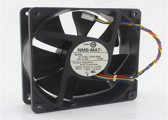 Heat Dissipation Mining Rig Cooling Fans 2.4W 50000Hrs 3000 Rpm Case Fan