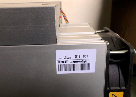 Ethernet Asic Bitcoin Miner 3250W Bitmain Antminer S19 95T Second Hand