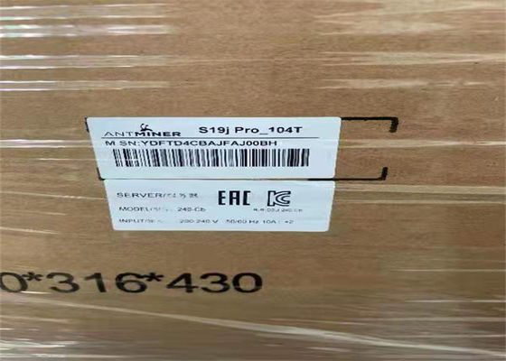 Ethernet Asic Bitmain Antminer S19 Pro 3250W BTC Used Mining Machine