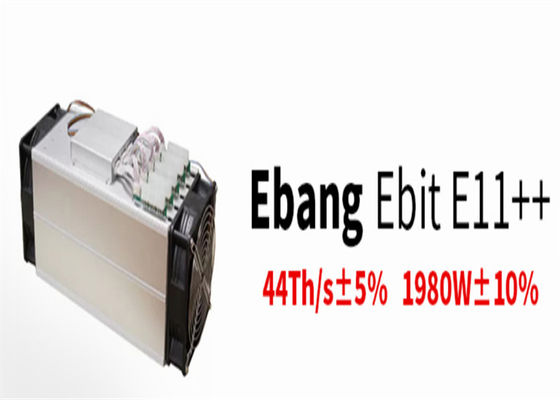 44TH/S 1980W Second Hand Crypto BTC Mining Machine Ebit E11++ SHA256d