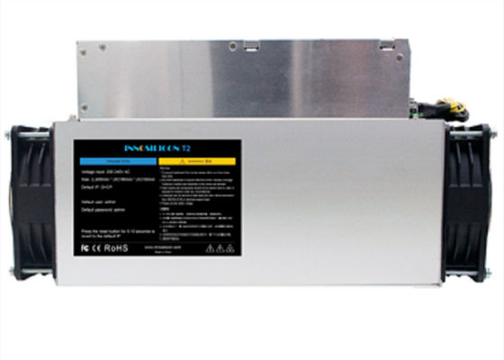 1570W Bitcoin Miner Machine second hand Innosilicon T2 17.2TH/S