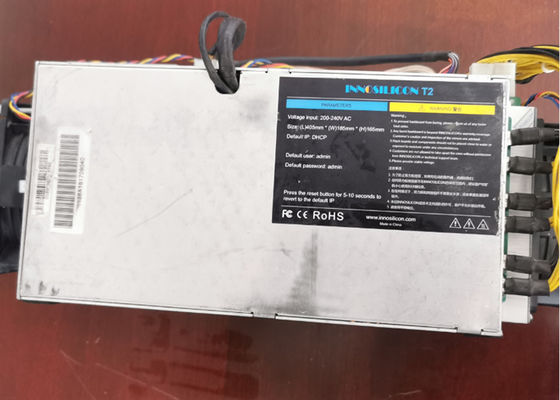 1570W Bitcoin Miner Machine second hand Innosilicon T2 17.2TH/S