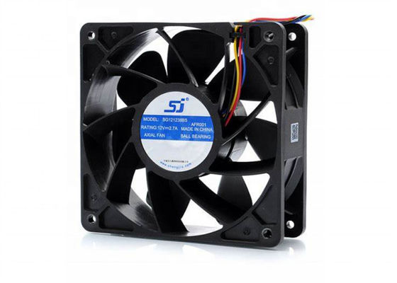 Axial High Speed Cooling Fan , SG121238BS 2.7A S7 S9 Server Rack Cooling Fans 250g