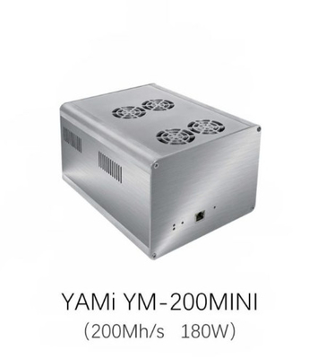 2022 Brand New YAMI Tech ETH ETC Asic Miner YM-200 MINI 200M 180W Ethash Mining